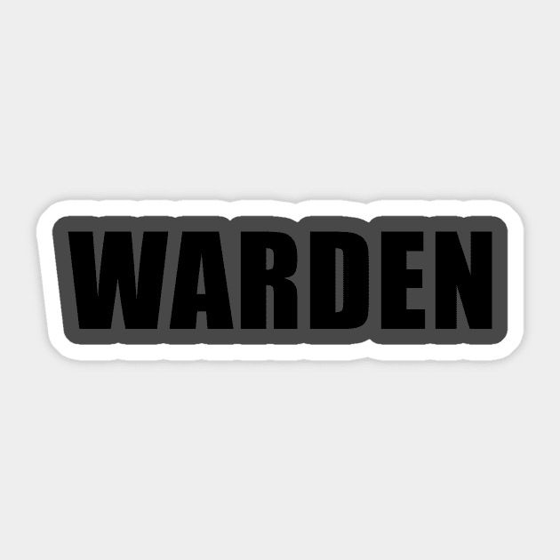 Halloween Prison Warden Sticker by letnothingstopyou